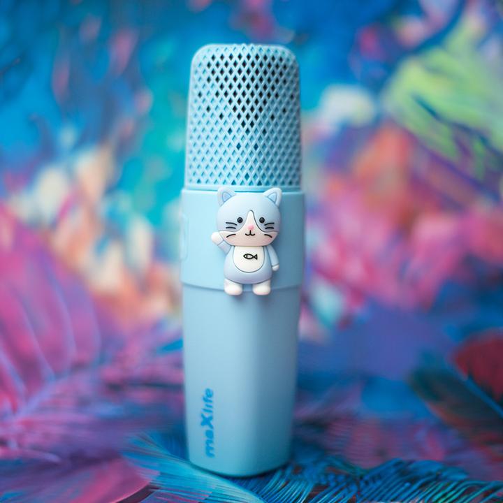 Actual product image Maxlife Bluetooth microphone with speaker Animal MXBM-500 blue
