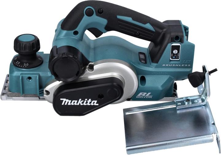 Produktbild Makita DKP 181 F1J Akku Hobel Falzhobel 82 mm 18 V Brushless + 1x Akku 3,0 Ah + Makpac - ohne Ladege