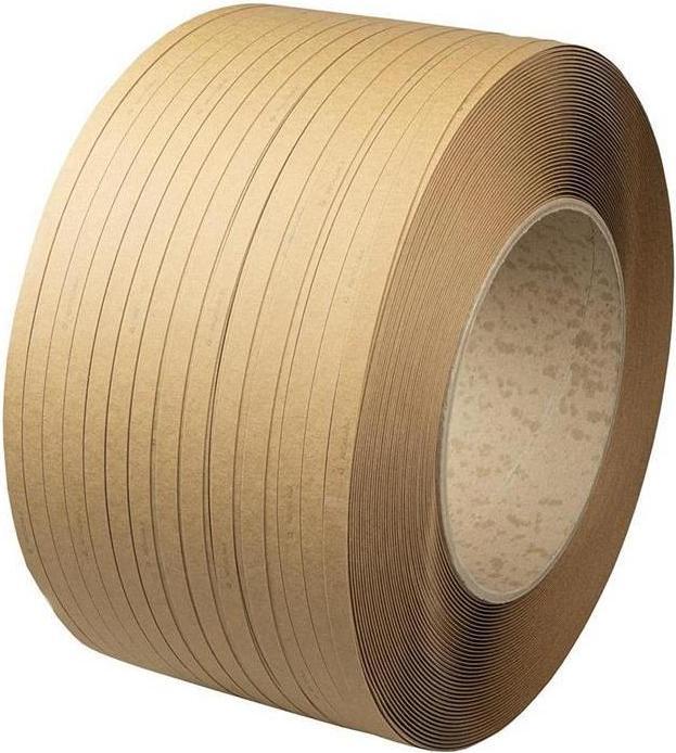 Produktbild Transpak Umreifungsband Breite 12mm Länge 2000m Stärke 0,6mm Kraftpapier (2 Stück)