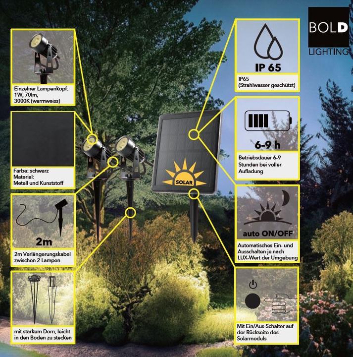 Produktbild Bold Garden Simon (70 lm, IP65)