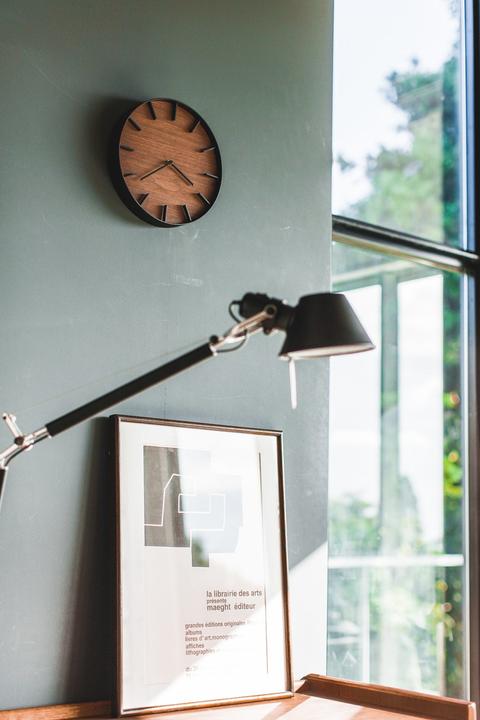 Actual product image Yamazaki Wall clock RIN (26.50 cm)