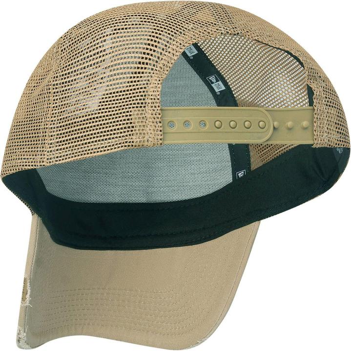 Actual product image New Era Mesh Trucker Cap DISTRESSED New York Yankees camel