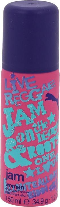 Actual product image Puma Jam Woman Deodorant Spray 50ml (Spray, 50 ml)