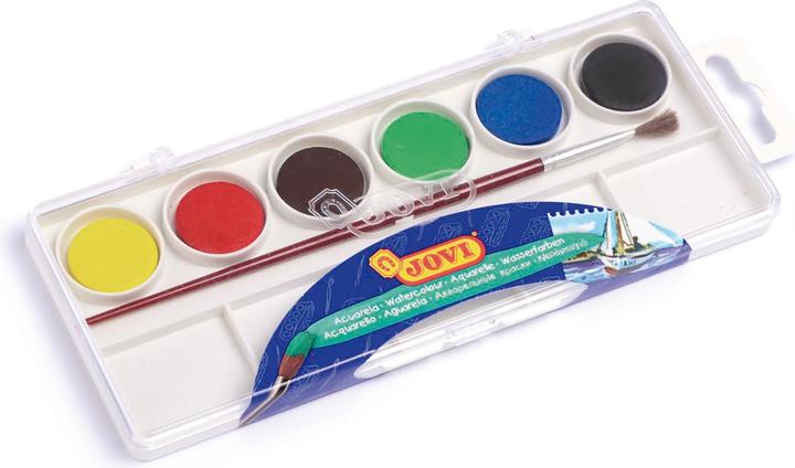 Actual product image Jovi Watercolour paint PU=6x 22ml colour box (6 colours, 22 ml)