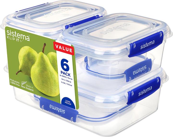 Sistema Essentials Klip It Plus 6 Pack (2.20 l)
