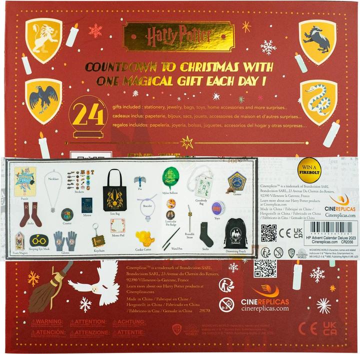 Produktbild Cinereplicas Harry Potter - Deluxe Adventskalender