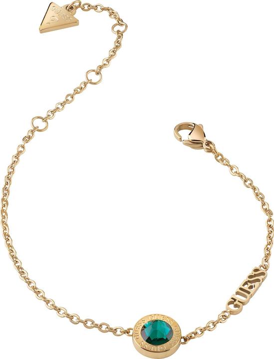Guess Colour My Day Modern Gold Plated Bracelet JUBB02246JWYGEM - Dimension: 14.5 - 18.5 cm - S (14.60 cm, Stainless steel)