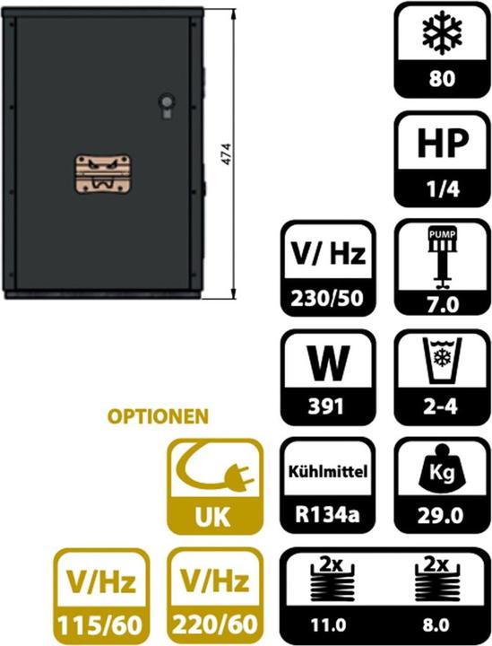 Produktbild Ich-zapfe Green Line Bierzapfanlage As-80