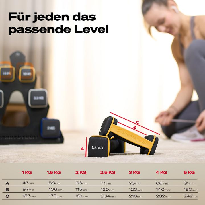 Image du produit Sportstech AH100 V2 (1 x 1,5 kg)