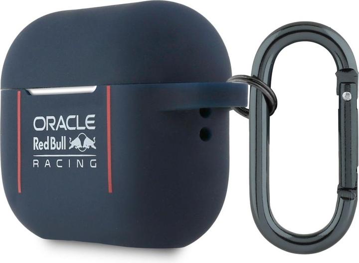 Actual product image Red Bull Silicone Logo & Lines Case for AirPods Pro 2 Navy Blue