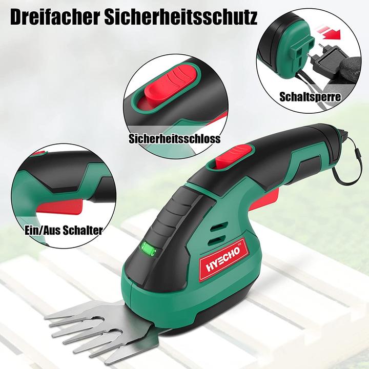 Produktbild Hyecho Akku Strauchschere 7.2V 2,0Ah