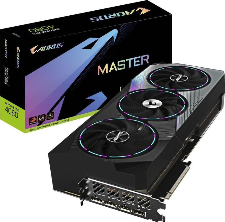Immagine prodotto Gigabyte GeForce AORUS RTX 4080 Master (16 GB)