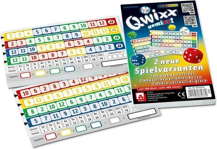 Immagine prodotto NSV Qwixx gemiXXt blocchi aggiuntivi (Tedesco)