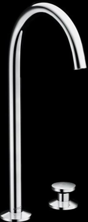 Produktbild Axor One 2-Loch Waschtischarmatur Select 260 mit Push-Open Ablaufgarnitur, Ausladung 165 m