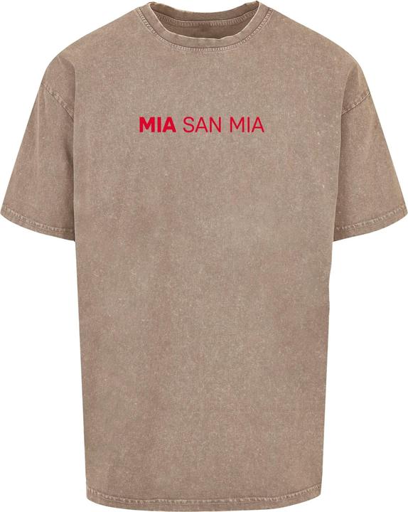 Image du produit FC Bayern München Mia San Mia Red Acid Washed Heavy Oversize Tee - 111611 (L)
