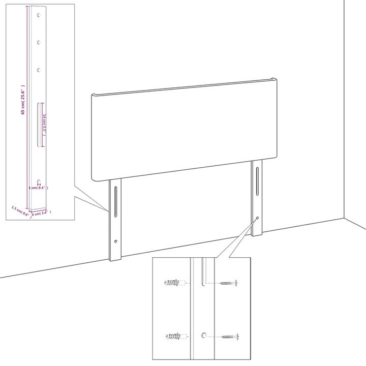 Actual product image VidaXL Clea (200 x 5 x 88 cm)