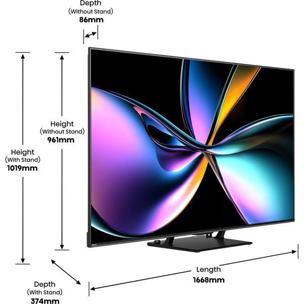 Produktbild Hisense TV 75U7Q PRO (75", U7Q Pro, LED, 4K, 2025)
