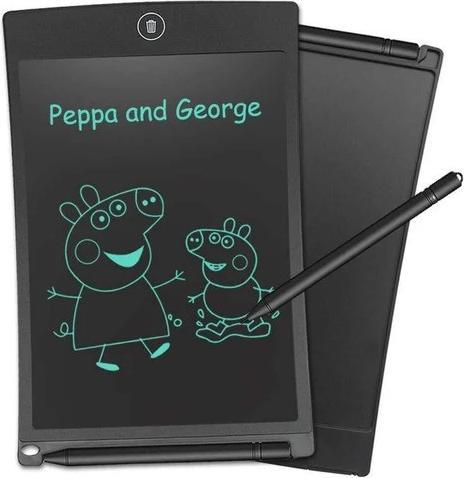 Produktbild Rivanoo Kreatives LCD-Schreibtablett für Kinder - 8,5-Zoll digitales Tablett mit Stift Schwarz (8.50")