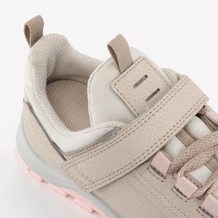 Produktbild Quechua Wanderschuhe Kinder Gr. 28–34 niedrig Klettverschluss Wandern - NH500 beige/rosa (30)