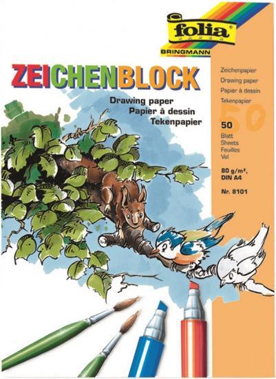 Produktbild Folia Mahlblock (A4, Blanko, Weicher Einband)