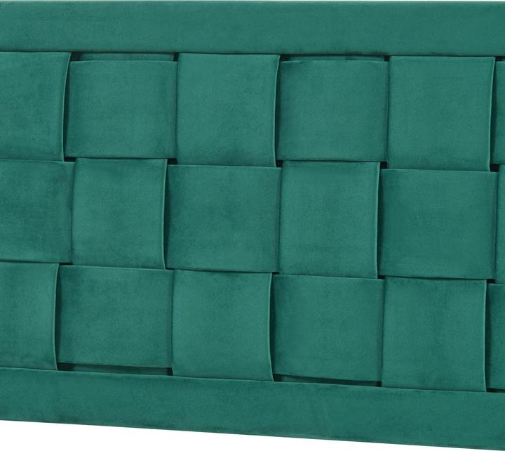 Actual product image En.Casa Headboard Tervo 140x50 cm velvet green