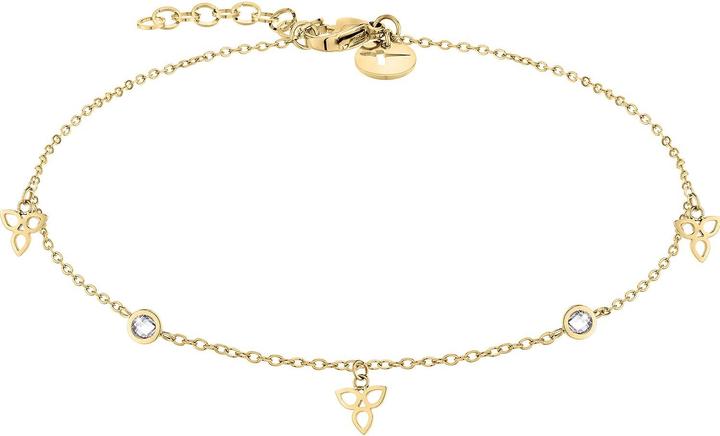 Tamaris Fashion gold-plated leg bracelet with zircons TJ-0014-A-27 (L) (Edelstahl, 24 cm)