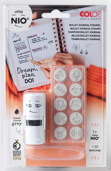 Actual product image Colop Stamp Little NIO Set Bullet Journal
