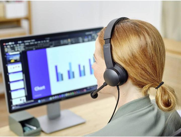 Productafbeelding Trust Rydo Enc Computer Headset (Bedraad, USB-A)