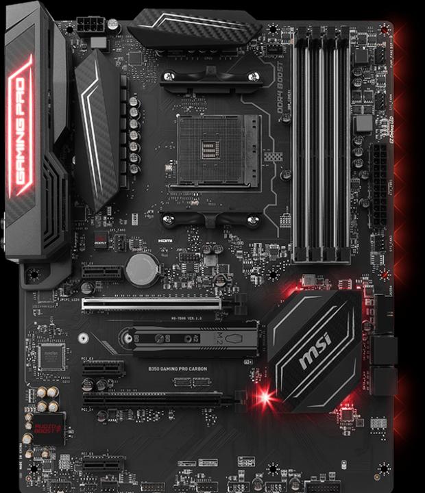 Produktbild MSI B350 Gaming Pro Carbon (AM4, AMD B350, ATX)