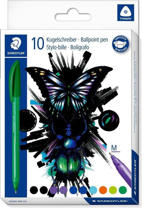 Actual product image Staedtler Biros ball 4320 M 10ST (Multicoloured, 10 x)