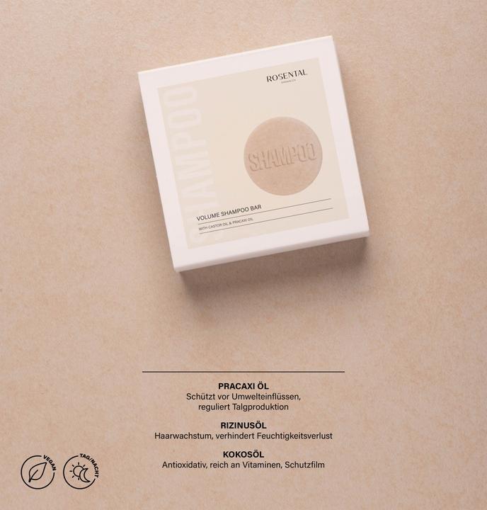 Actual product image Rosental Organics Rosental Hair Care - Volume Shampoo Bar (Solid shampoo)