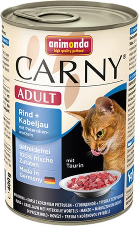 animonda Carny Adult Kabeljau & Petersilienwurzeln (Adult, 1 Stk., 400 g)