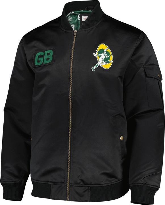 Mitchell & Ness M&N Heavyweight Bomber Jacke NFL Green Bay Packers - L (L)