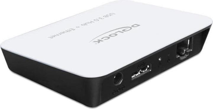 Produktbild Delock USB 3.0 Hub + 1 LAN Port (Micro USB, 4 Ports)