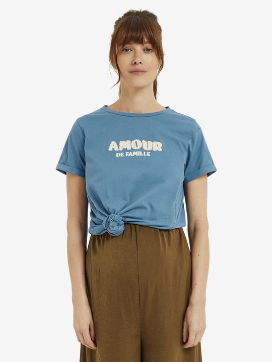 Image du produit Vertbaudet Collection bio : T-shirt grossesse et allaitement avec inscription AMOUR (W32/L34)