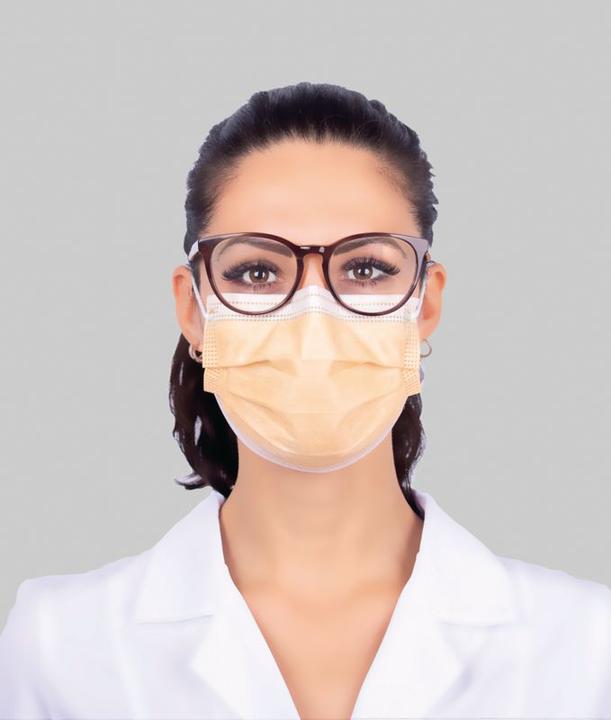 Actual product image Suisse Laboratories Anti-fog Medizin Maske Typ IIR (Type IIR, 50 x)