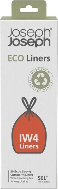Produktbild Joseph Joseph IW4 50 L Eco Müllbeutel Recycelte Müllbeutel 20erPack Grau (20 x, 50 l)