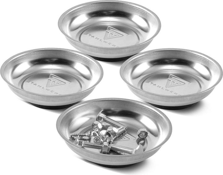 Produktbild Stahlwerk Magnetschale 4 Zoll aus Edelstahl mit starkem Magnet 4 Stück (1 x)