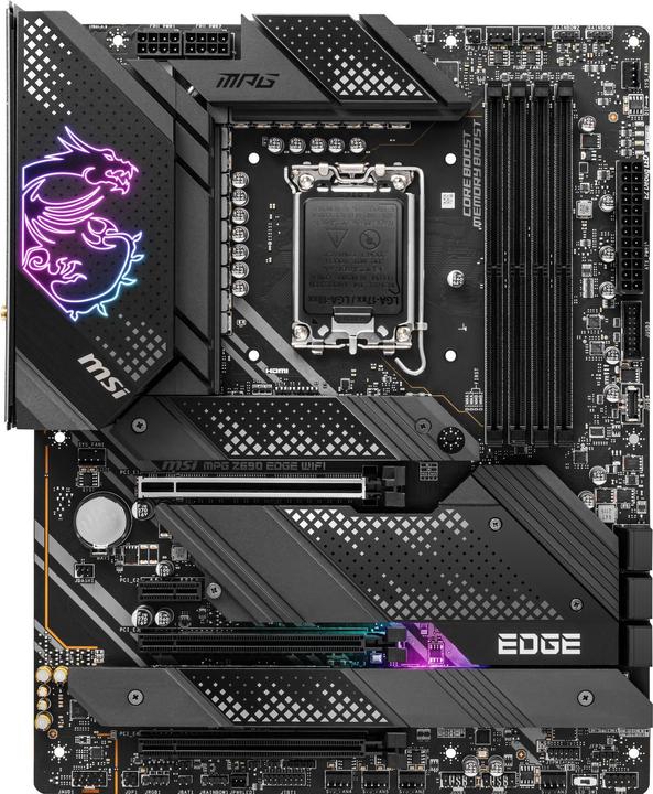 Produktbild MSI MPG Z690 Edge Wifi (LGA 1700, Intel Z690 (DDR5), ATX)