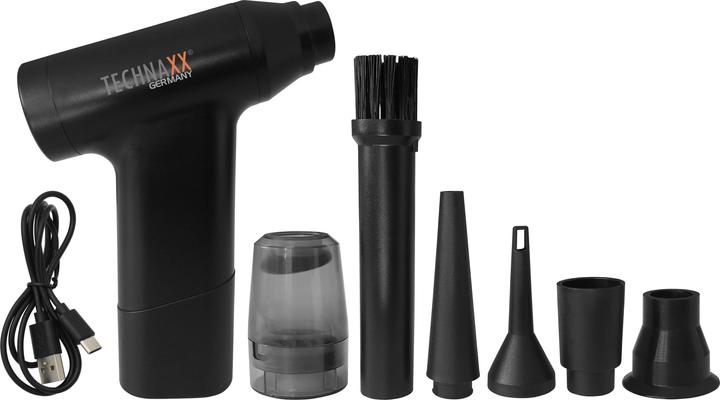 Actual product image Technaxx Cordless dust blower, TX-293, with suction function, 160 W