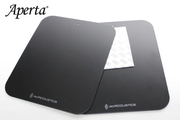 Actual product image Isoacoustics Aperta Speaker Ontkoppeling Stands, Per Pair, Aluminium-Zilver (1 pair, Stand, Tiltable)