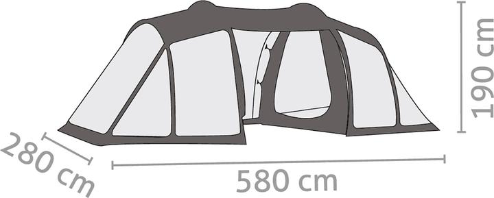 Image du produit Salewa Midway VI (Tente tunnel, 14.20 kg, 6 personnes)