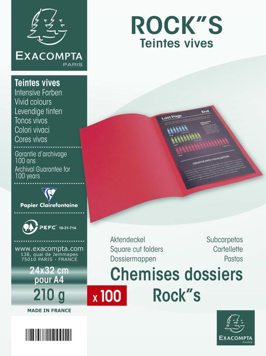 Produktbild Exacompta Sammelmappen - Aktendeckel (A4, 50 x)