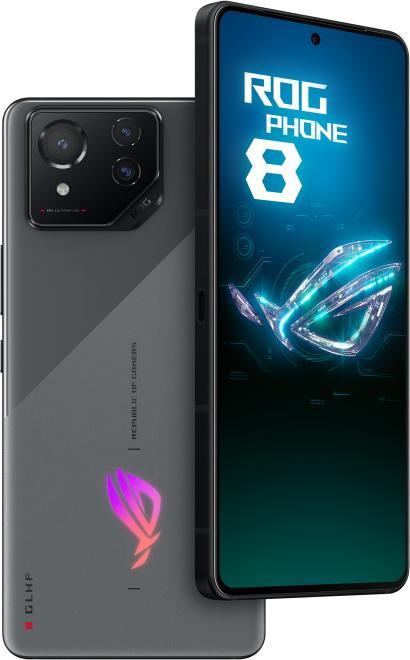 Immagine prodotto ASUS ROG Phone 8 (256 GB, Grigio ribelle, 6.78", Doppia SIM, 50 Mpx, 5G)
