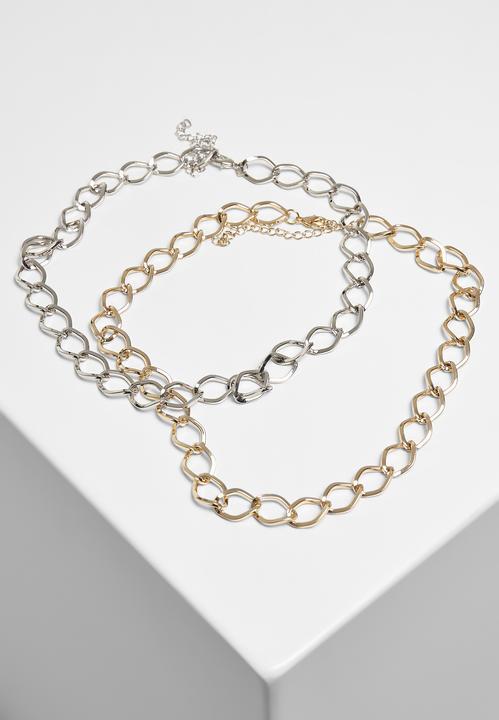 Image du produit Urban Classics Big Classic Necklace 2-Pack - 14887 (100% Fer)