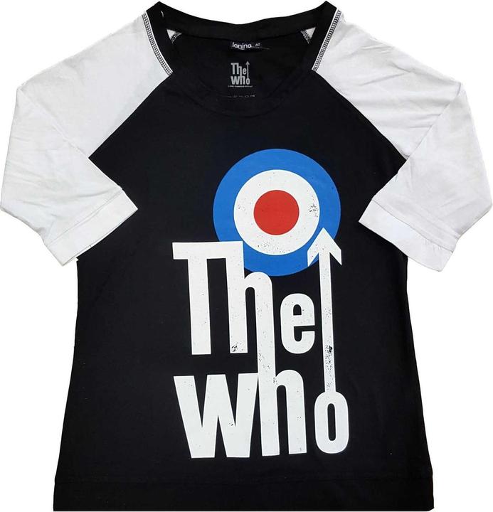 Image du produit The Who Femme/Les femmes Elevated Target - T-shirt raglan en coton (4XL)