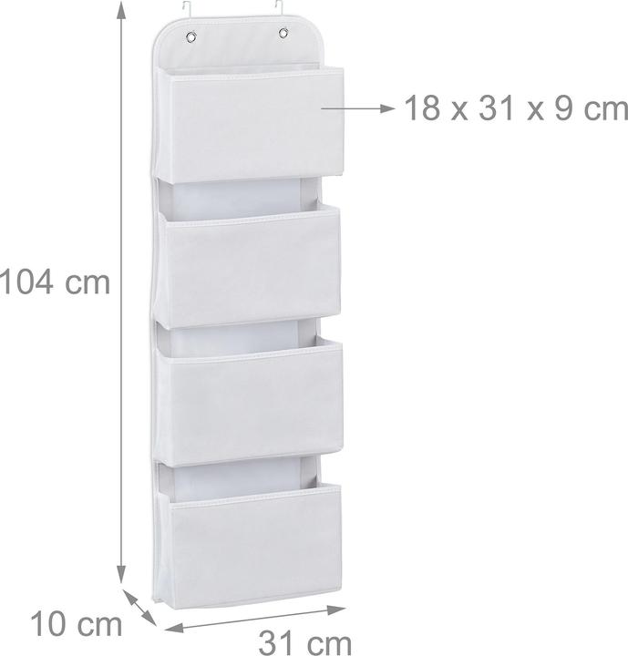 Image du produit Relaxdays Organiseur suspendu (31 x 10 x 104 cm)