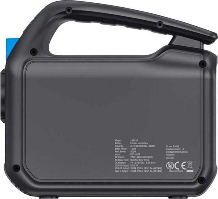 Actual product image Xlayer Powerstation (155 Wh, 1.90 kg)
