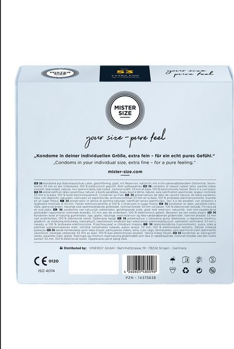Image du produit Mister Size Peau douce (36 pcs)
