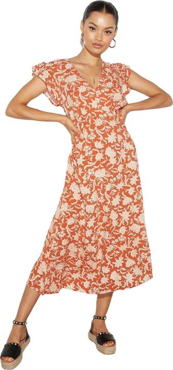 Produktbild Dorothy Perkins Midikleid Knopfhals Rüschen